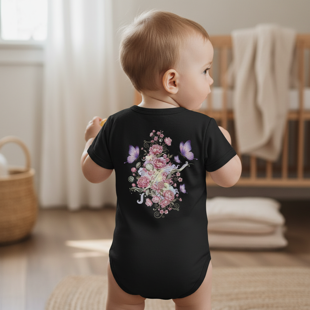Baby Body Black Backprint