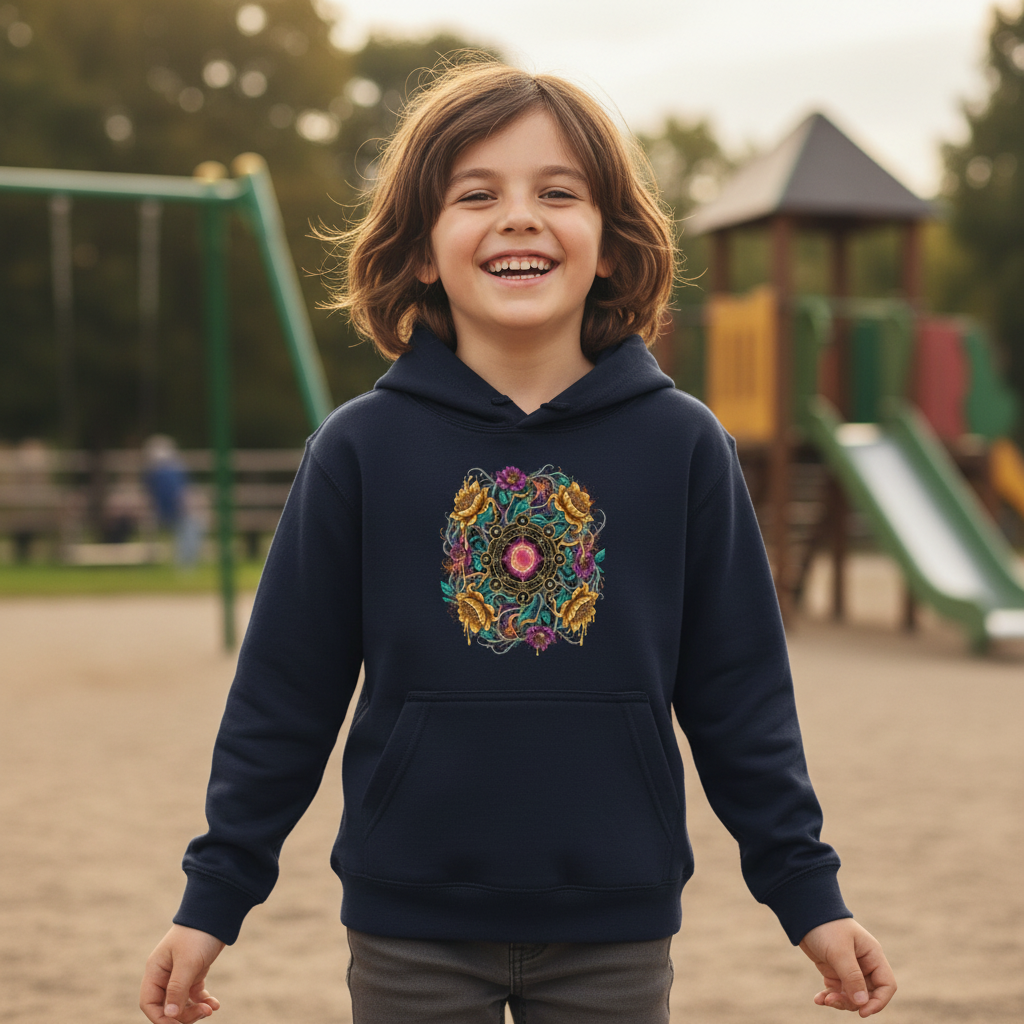 French Navy Kids Hoodie