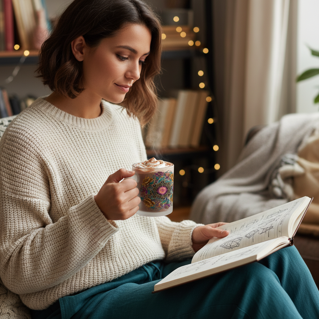 Glas-Tasse NBPM Bild 3 - mit Getränk