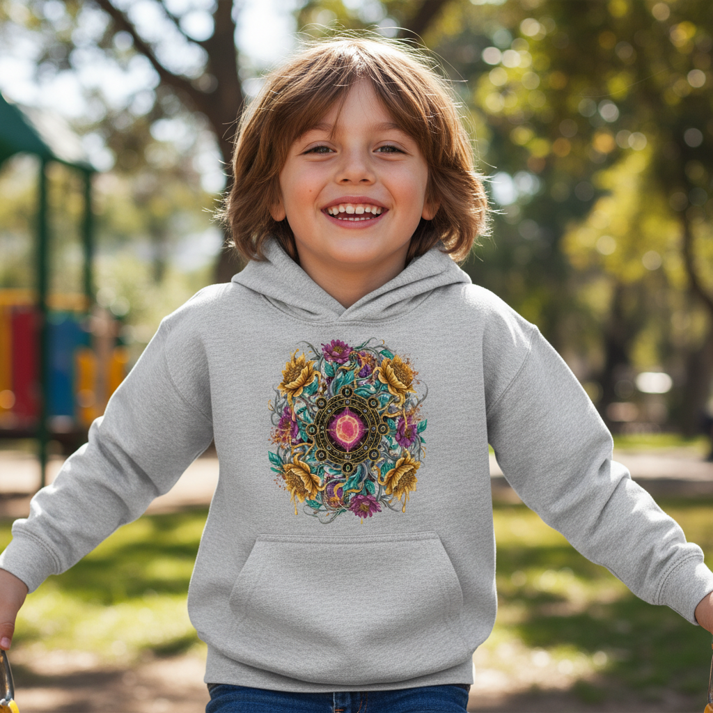 Heather Grey Kids Hoodie