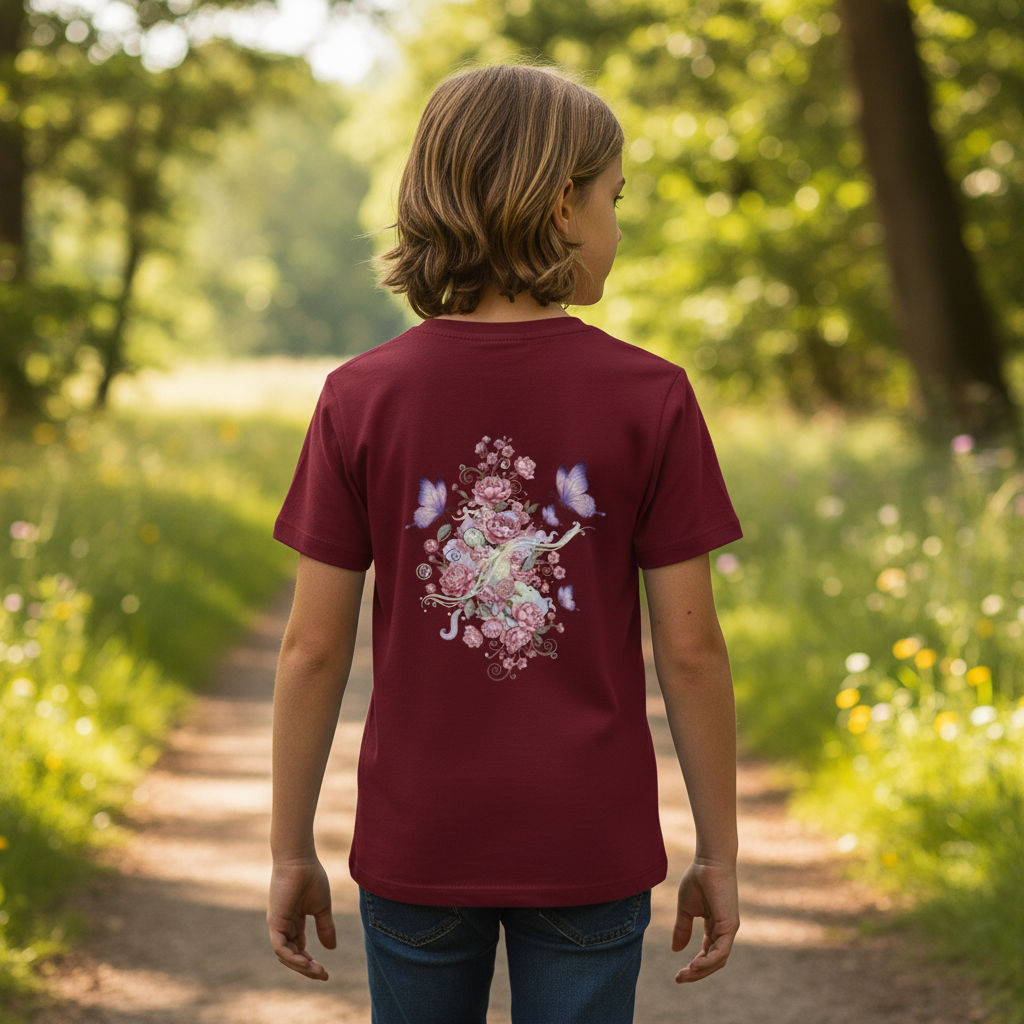 Kids Shirt Wine Red - Kind