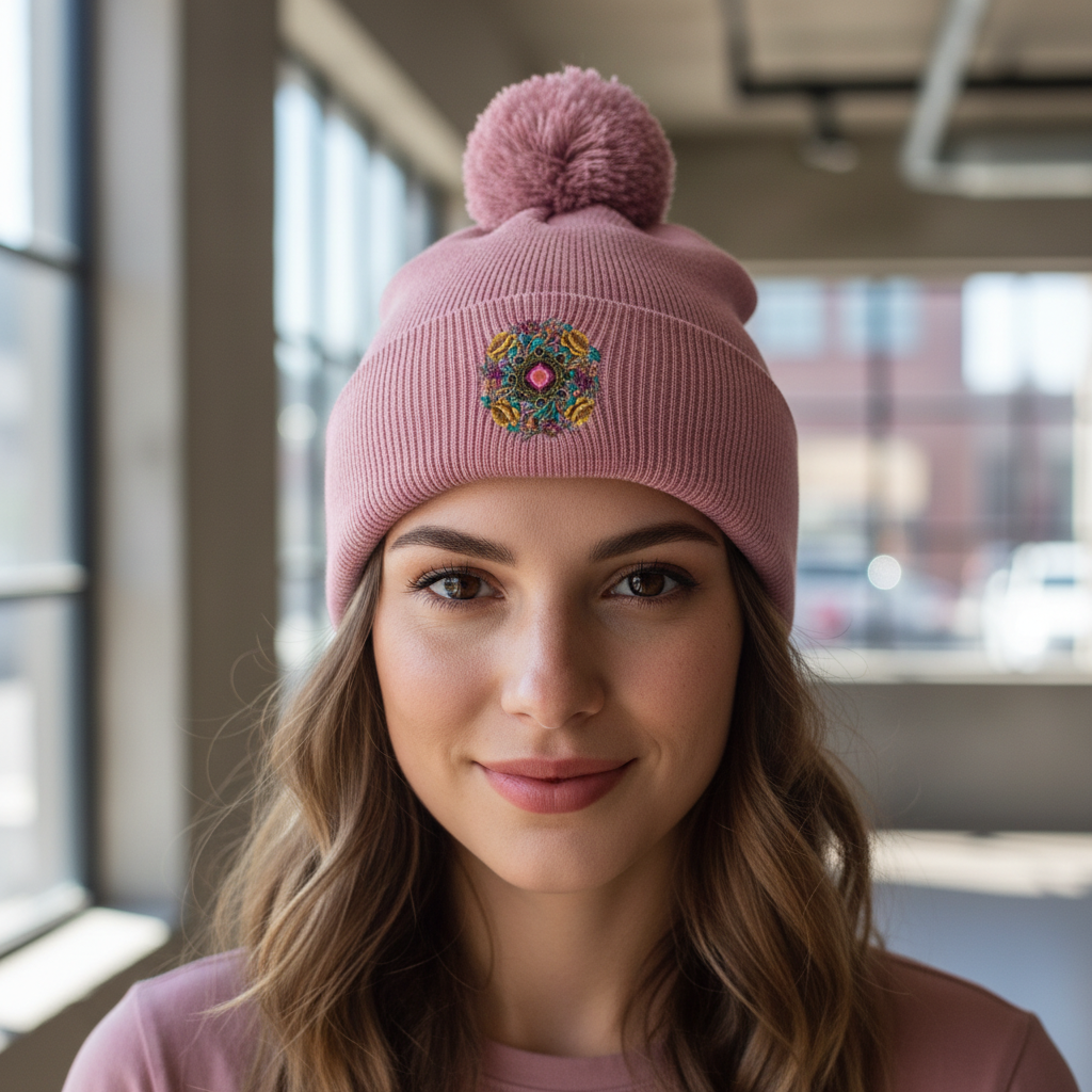 NBPM Bommelmütze Dusky Pink