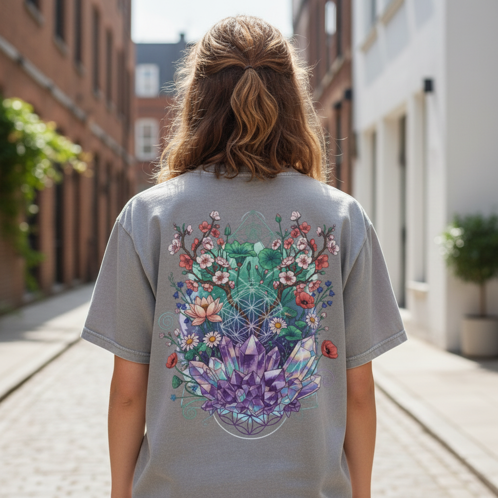 Washed Grey Backprint